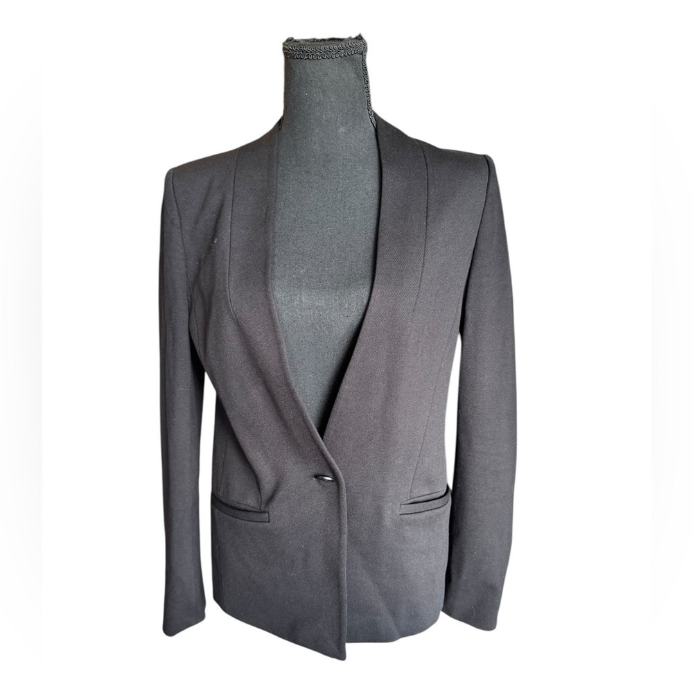 Madewell Black Blazer Women’s Sz 6 Classic Workwear Preppy Ivy League Old Money